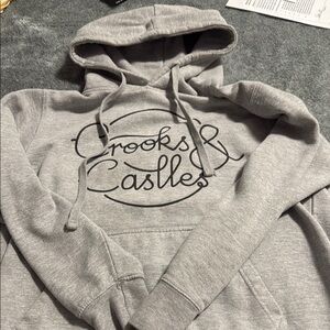 Crooks & Castles Heather Gray Pullover Hoodie